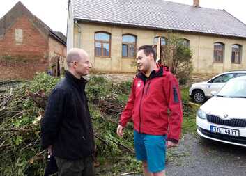 Diecézní charita pomáhá ve Stebně